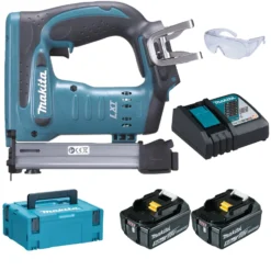 Makita DST221RTJ Akku-Tacker 18 V / 2x 5,0 Ah Akku + Ladegerät im Makpac