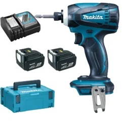 Makita DTD134RMJ Akku-Schlagschrauber 155 Nm 14,4 V / 2x 4,0 Ah Akku + Ladegerät im Makpac