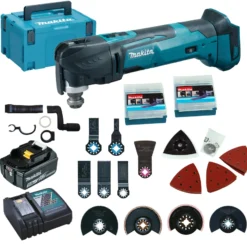 Makita DTM51RT1J3 Akku-Multifunktionswerkzeug 18 V / 1x 5,0 Ah Akku + Ladegerät im Makpac