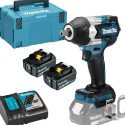 Makita DTW701RTJ Akku-Schlagschrauber 18 V / 2x 5,0 Ah Akku + Ladegerät im MAKPAC