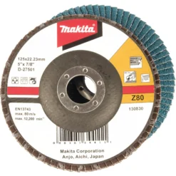 Makita Fächerschleifscheibe 125 mm Z80 - D-27501