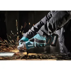 Makita GA005GM201 Akku-Winkelschleifer XGT Ø 125 mm 40 V max. / 2x 4,0 Ah Akku + Ladegerät in MAKPAC