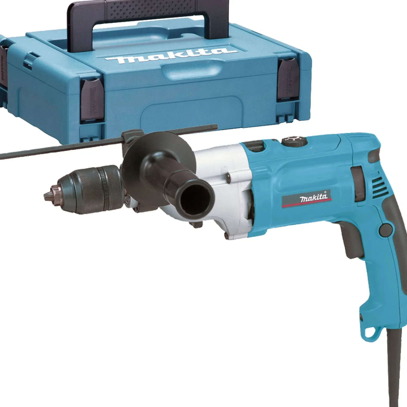 Makita HP2071FJ Schlagbohrmaschine 1.010 W mit LED im MAKPAC