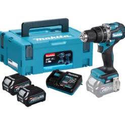 Makita HP002GA202 Akku-Schlagbohrschrauber 40V max. / 2x 2,0 Ah Akku + Ladegerät im Makpac