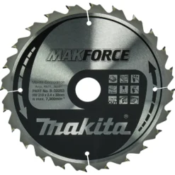 Makita MAKFORCE Sägeblatt 210x30x24Z - B-32253