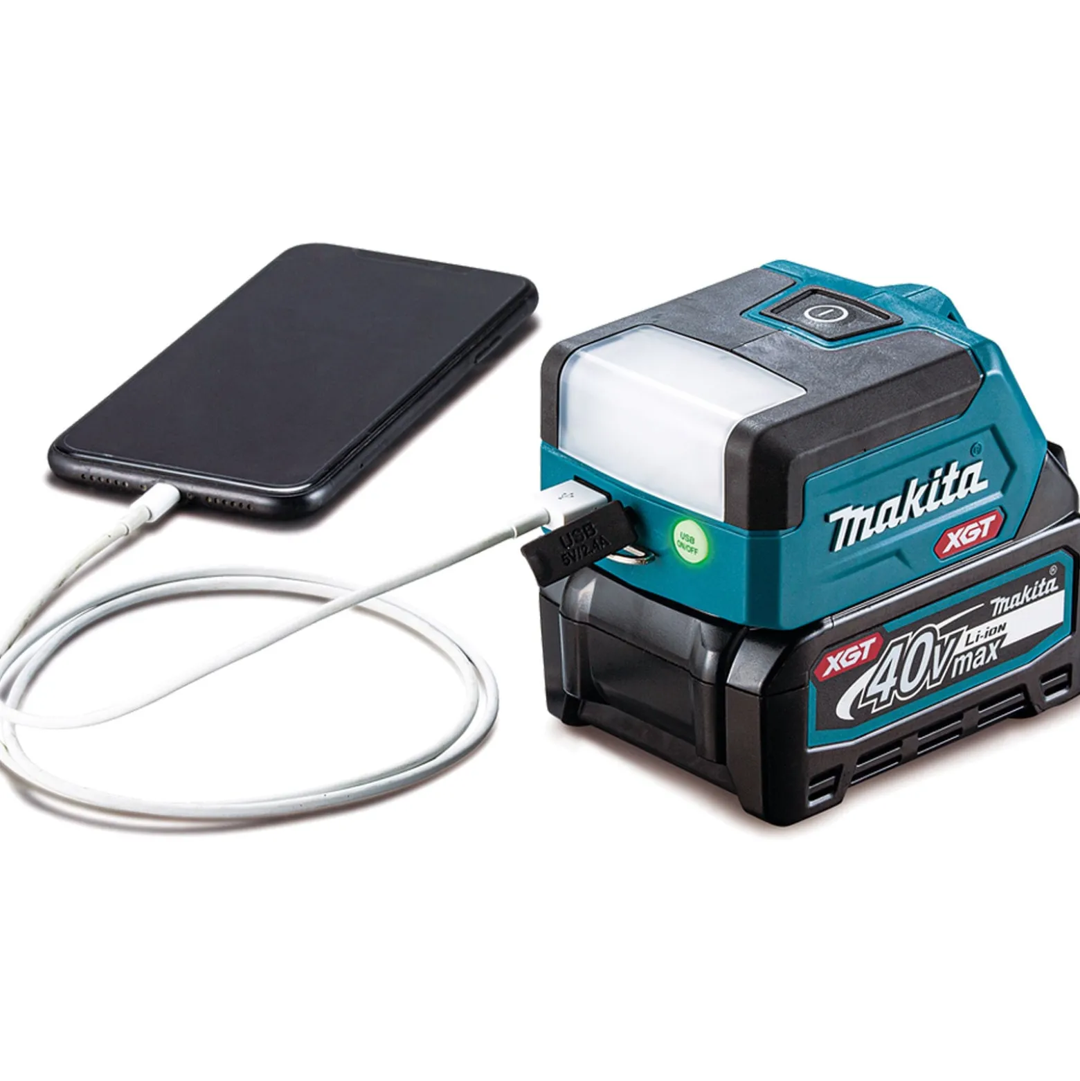 Makita ML011G LED-Akku-Taschenlampe 40 V max. Solo