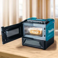 Makita MW001GZ Akku-Mikrowelle 40 V max. 350/500 W 8 l Solo