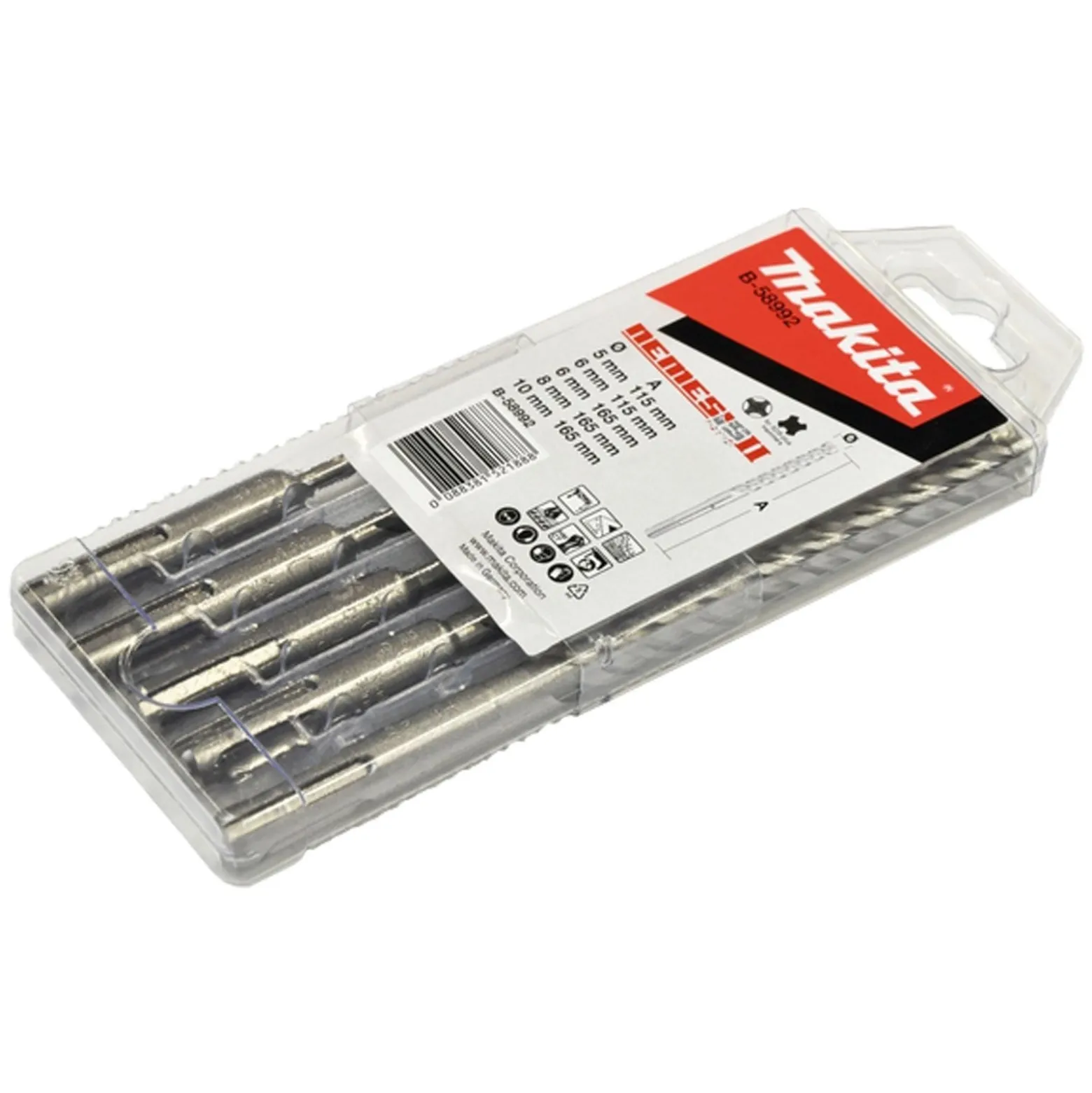 Makita NEMESIS 2 SDS-Plus Bohrerset 5tlg. - B-58992
