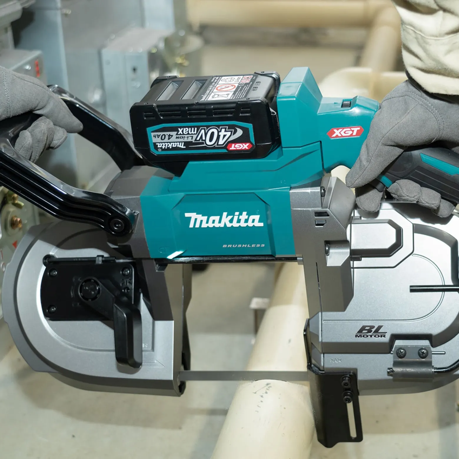 Makita PB002GZ Akku-Bandsäge 40V max. Solo