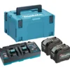 Makita Power Source Kit Li 40V inkl. Doppel-Schnellladegerät DC40RB und 2x Akkus BL4080F 8,0 Ah im MAKPAC Gr. 3 - 191Y97-1