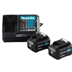 Makita Power Source Kit Li 12V max. inkl. Schnellladegerät DC10SB und 2x BL1041B 4,0 Ah - 191L68-0