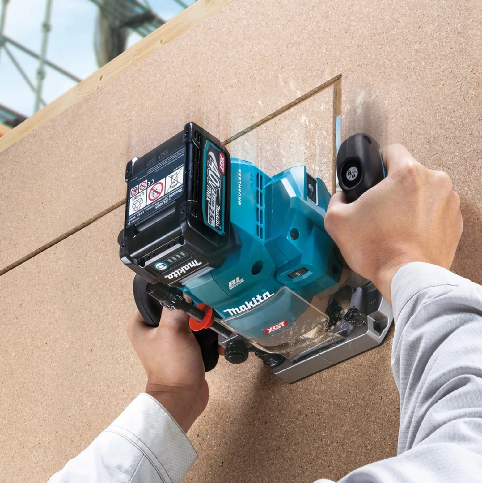 Makita RP001GZ Akku-Oberfräse 40V max. Solo