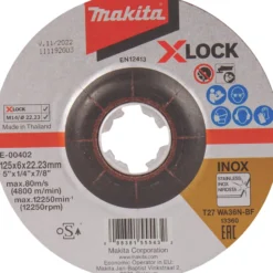 Makita Schruppscheibe 125 x 6 mm WA36N-BF - E-00402