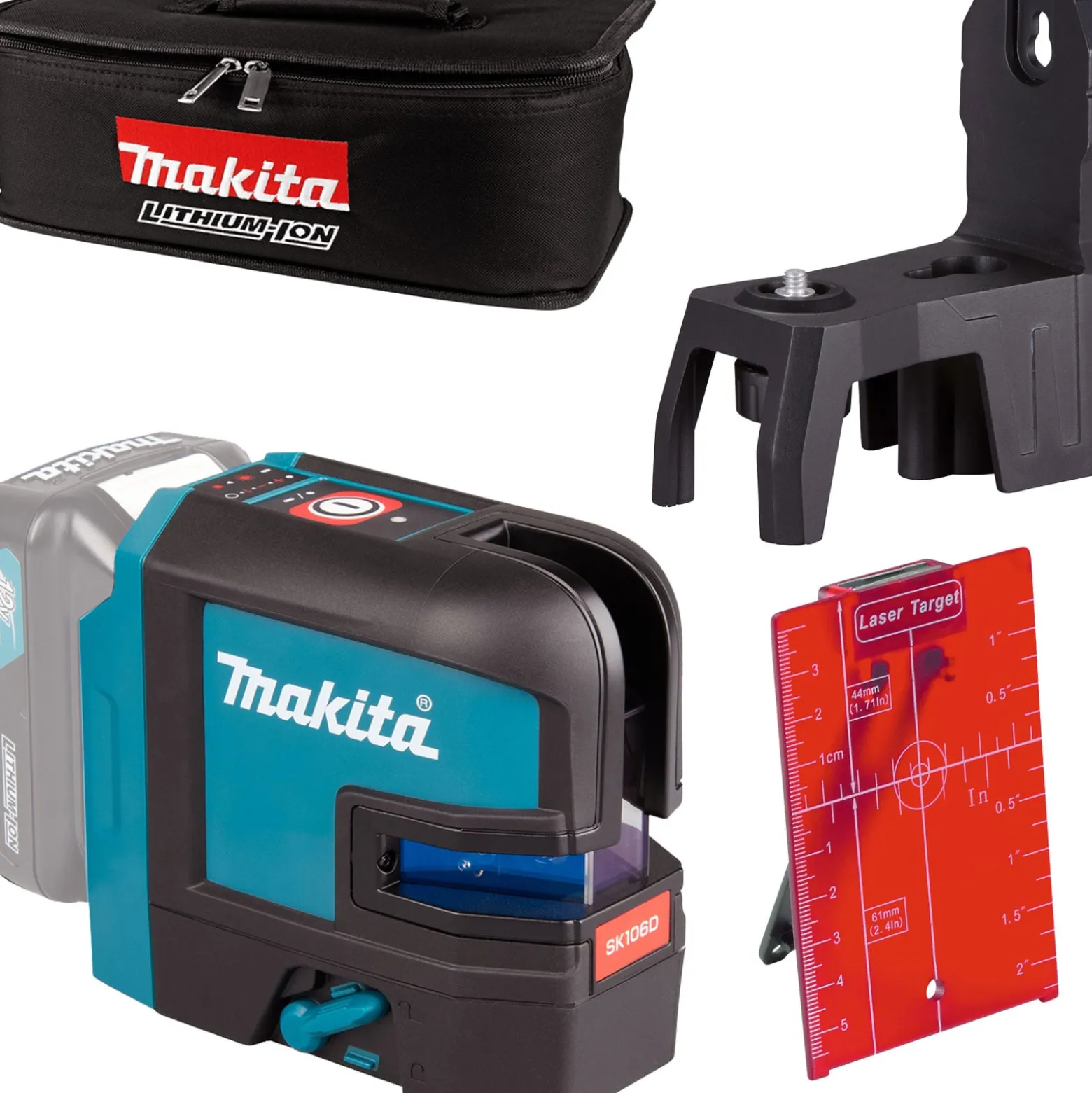 Makita SK106DZ Akku-Kreuz Linienlaser rot 12 V max.Solo