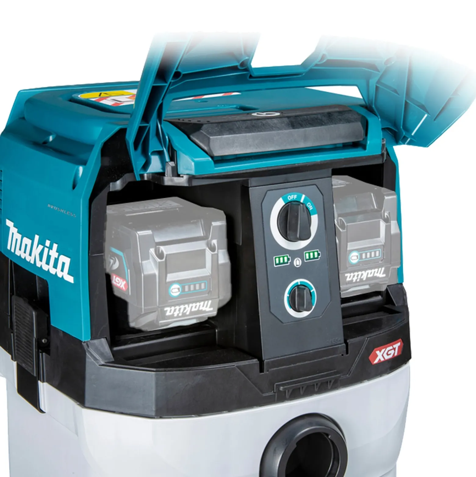Makita VC005GLZ Akku-Staubsauger 15L 40V max. trocken Solo