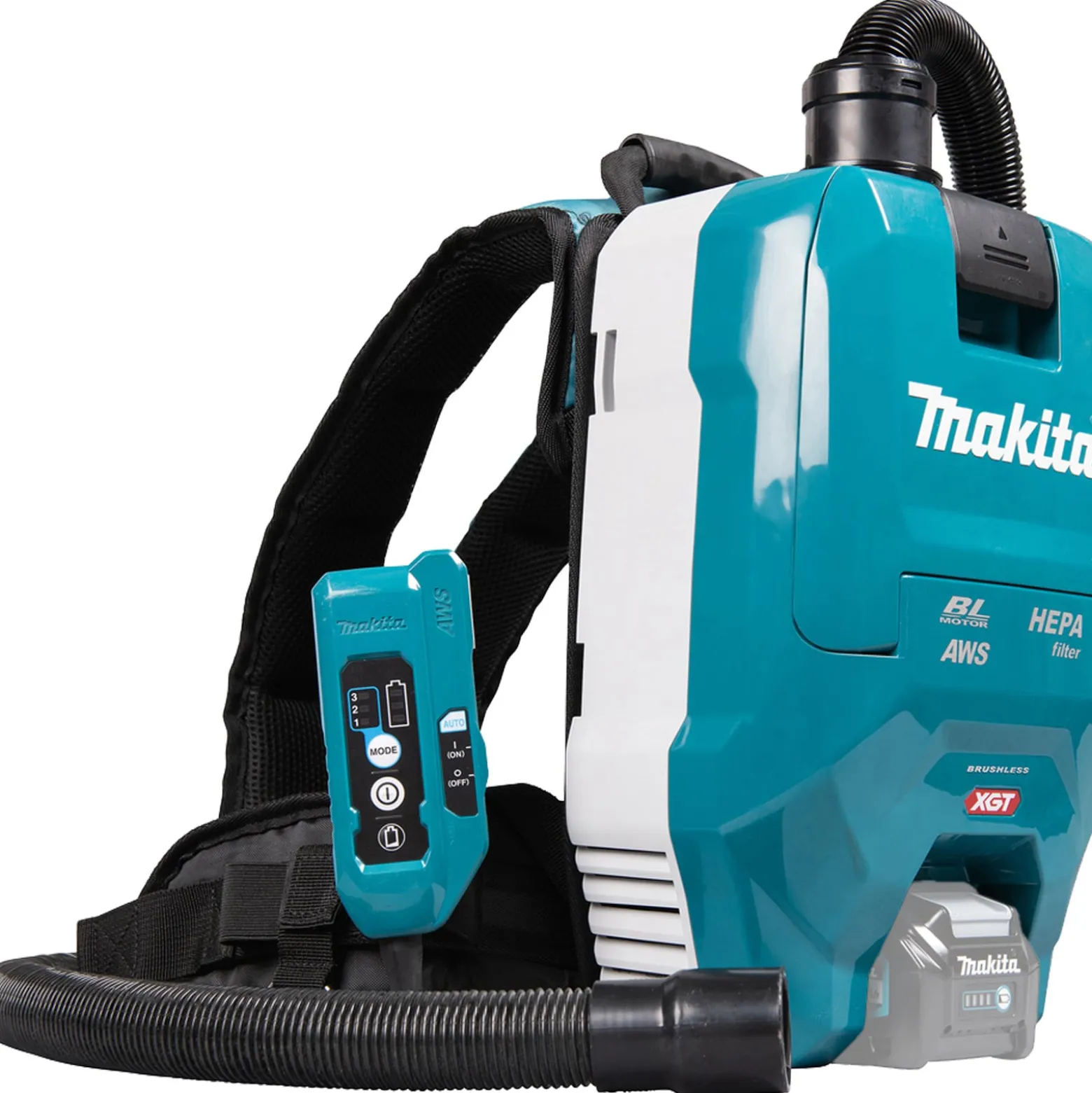 Makita VC009GZ01 Akku-Rucksackstaubsauger 40V max. mit AWS Solo