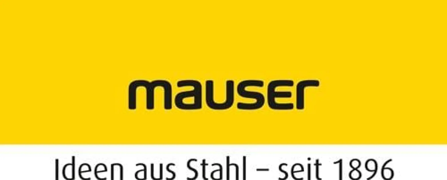 mauser Transportstapelbehälter eckig 20,0 l PE grau - 31002113