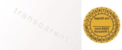 Mehrjahresprüfplakette B25xL60mm J.2026-2035 Folie