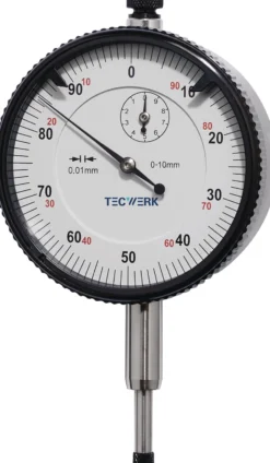 Messuhr DIN 878 10mm Abl.0,01mm TECWERK