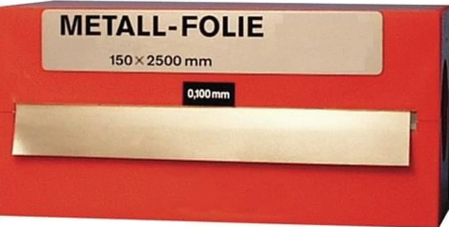 Metallfolie D.0,150mm MS MS63 L.2500mm B.150mm - 858829