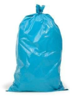 Müllsack Premium Inhalt 240l Maße 650+550x1350mm S.60µ PE blau f.Mülltonnen