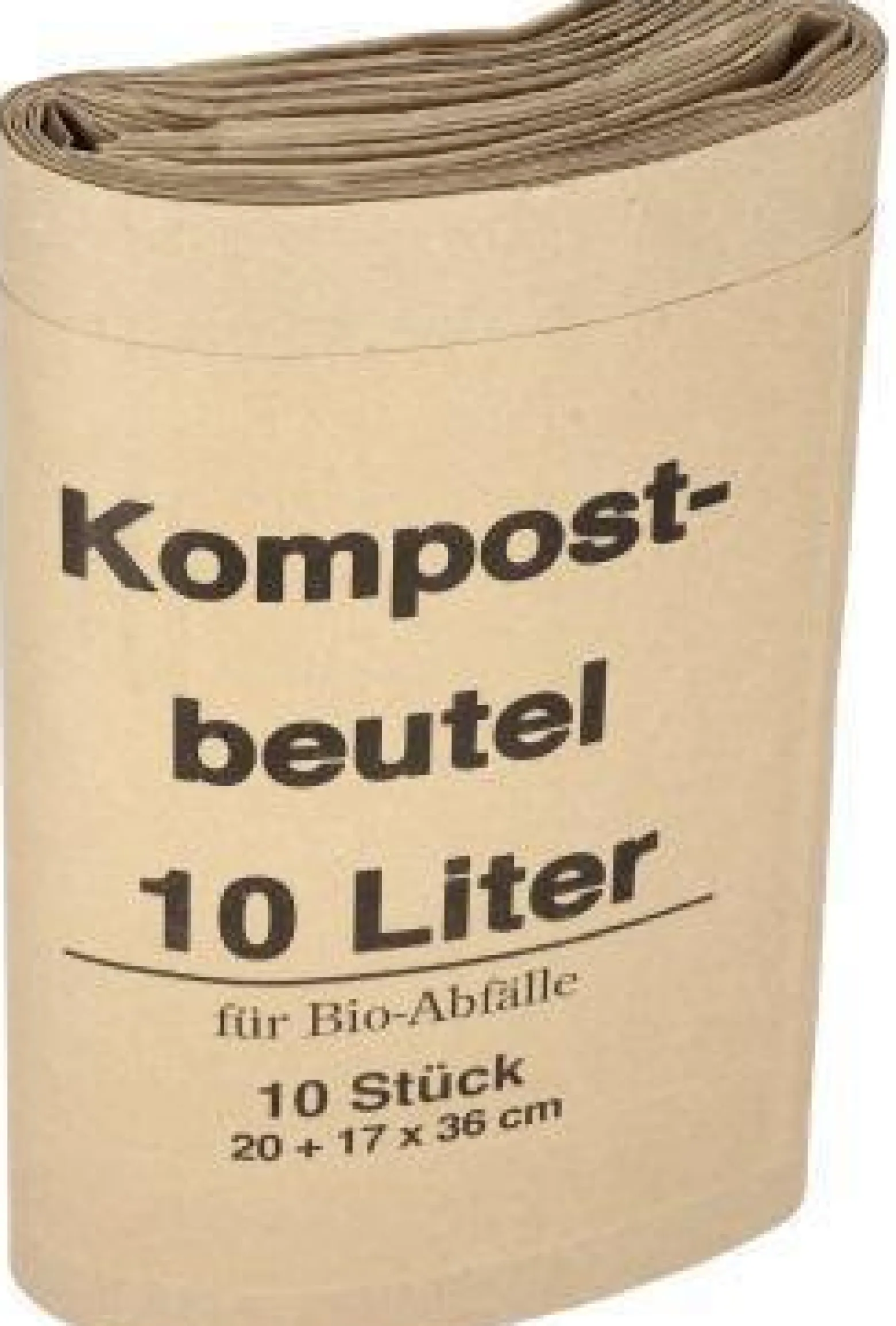 Müllsack 20+16x36cm Papier braun 10 St./Pack.