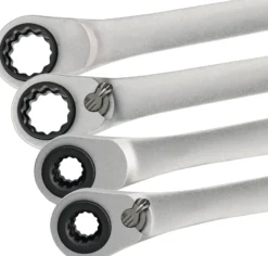 Multifunktionsknarrenringschlüssel 4in1 10/13/17/19mm 12-KT.L.220mm Z.72 TECWERK