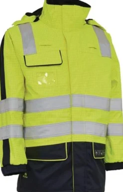 Multinorm-Warnschutzparka SECURETECH Gr.L gelb/marineblau ELKA RAINWEAR