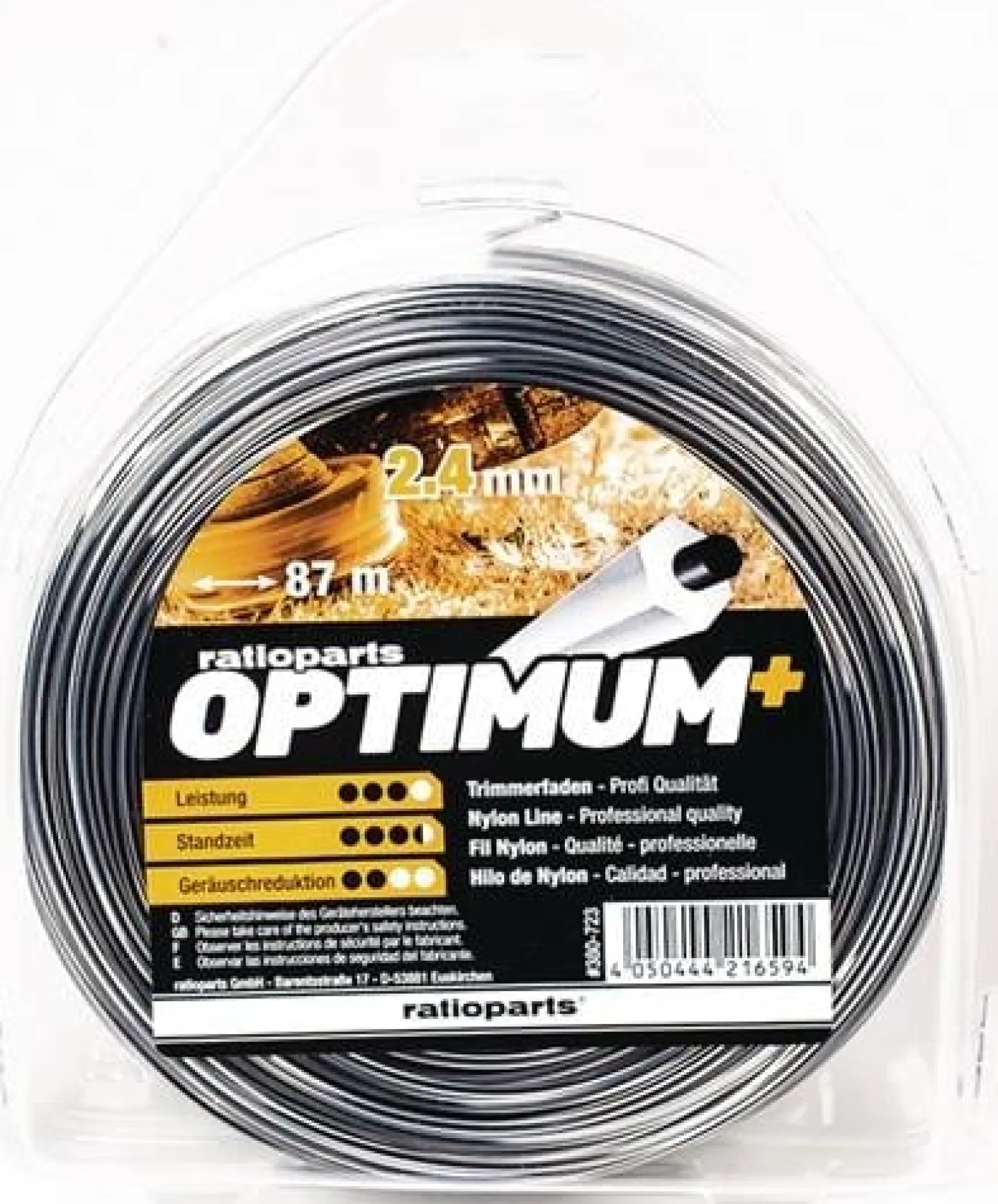 Nylonfaden Optimum Fadenstärke 2,4mm Fadenlänge 87m RATIOPARTS
