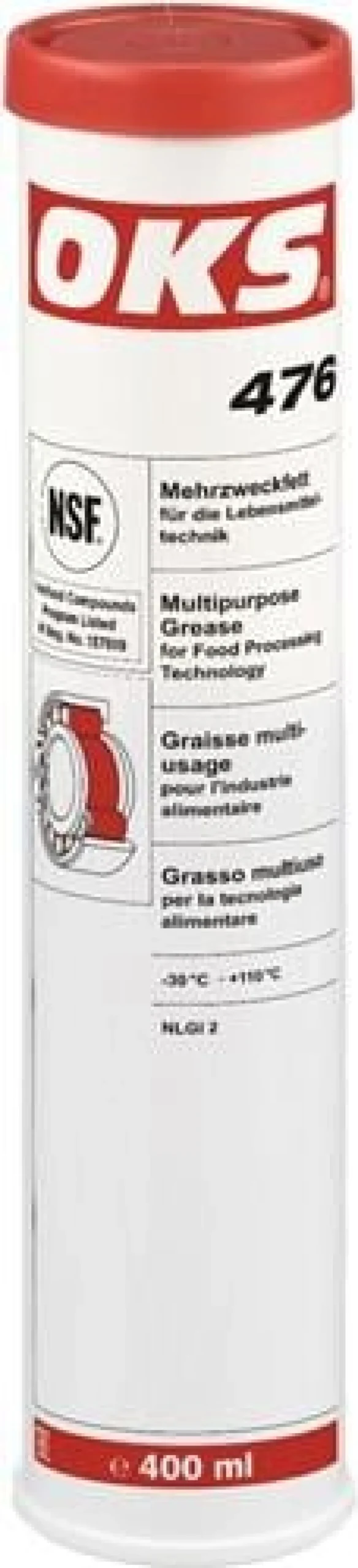 OKS Mehrzweckfett für Lebensmitteltechnik 476 400 ml weiß - 1136780418