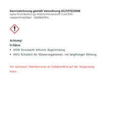 opta Hochleistungs-Kühlschmierstoff Cool 500 wassermischbar - 600847814