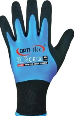 OPTIFLEX Handschuhe Winter Aqua Guard schwarz / blau Gr. 9 - 0241-09H