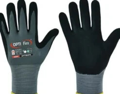 OPTIFLEX Handschuh OPTIMATE grau / schwarz EN 420 / EN 388 PSA II Gr. 7 - 0680-07H