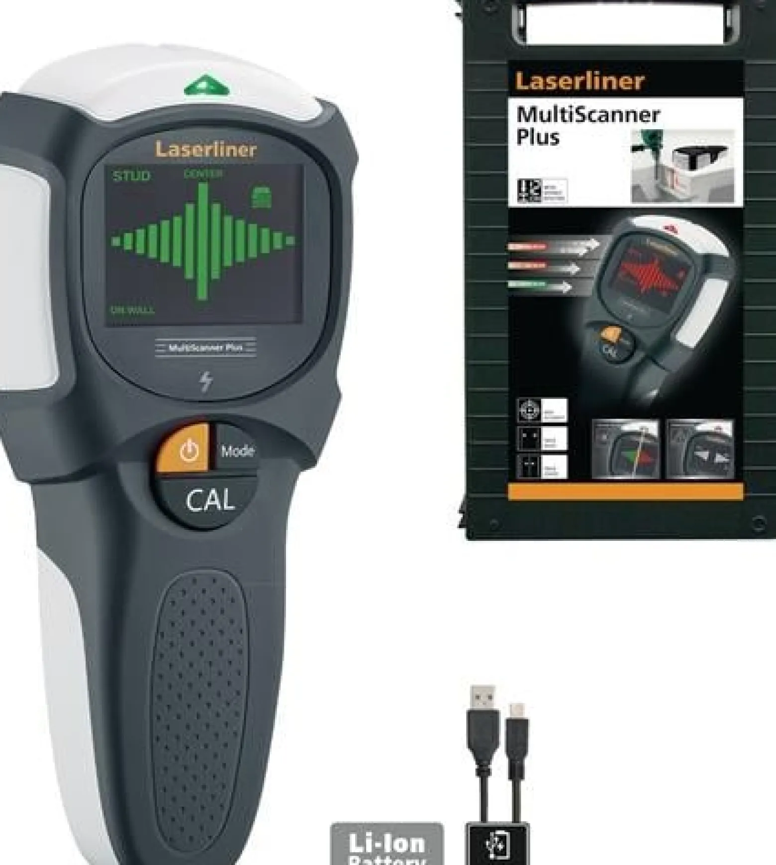 Ortungsgerät MultiScanner Plus 120mm 3% LASERLINER