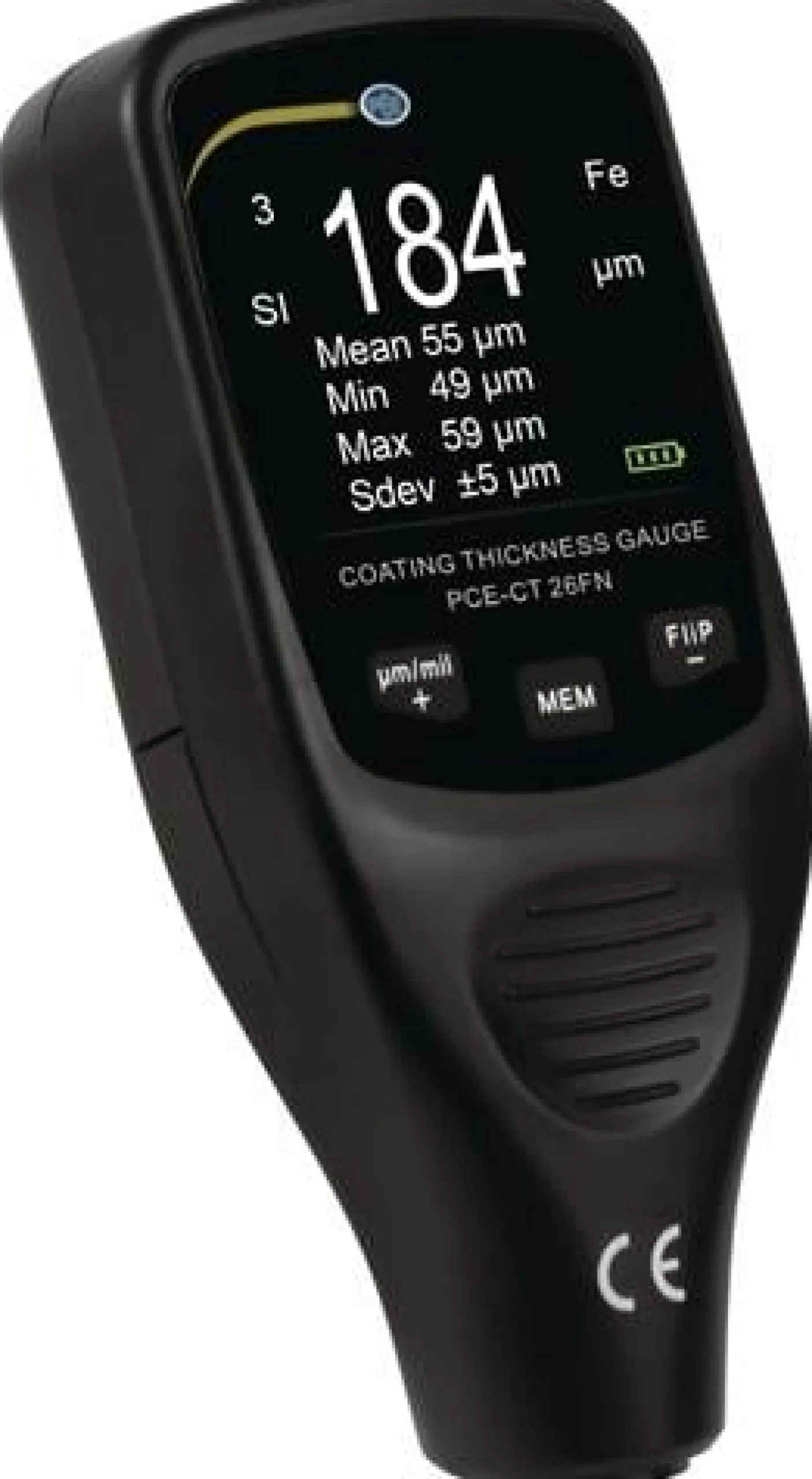 Ortungsgerät PCE-CT 26FN 1250 µm ±3%(+2 µm) IP20 PCE INSTRUMENTS