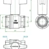 OV Knebelgriff-Kugelhahn Optibal PN 16, Messing DN 25, 1Z IG