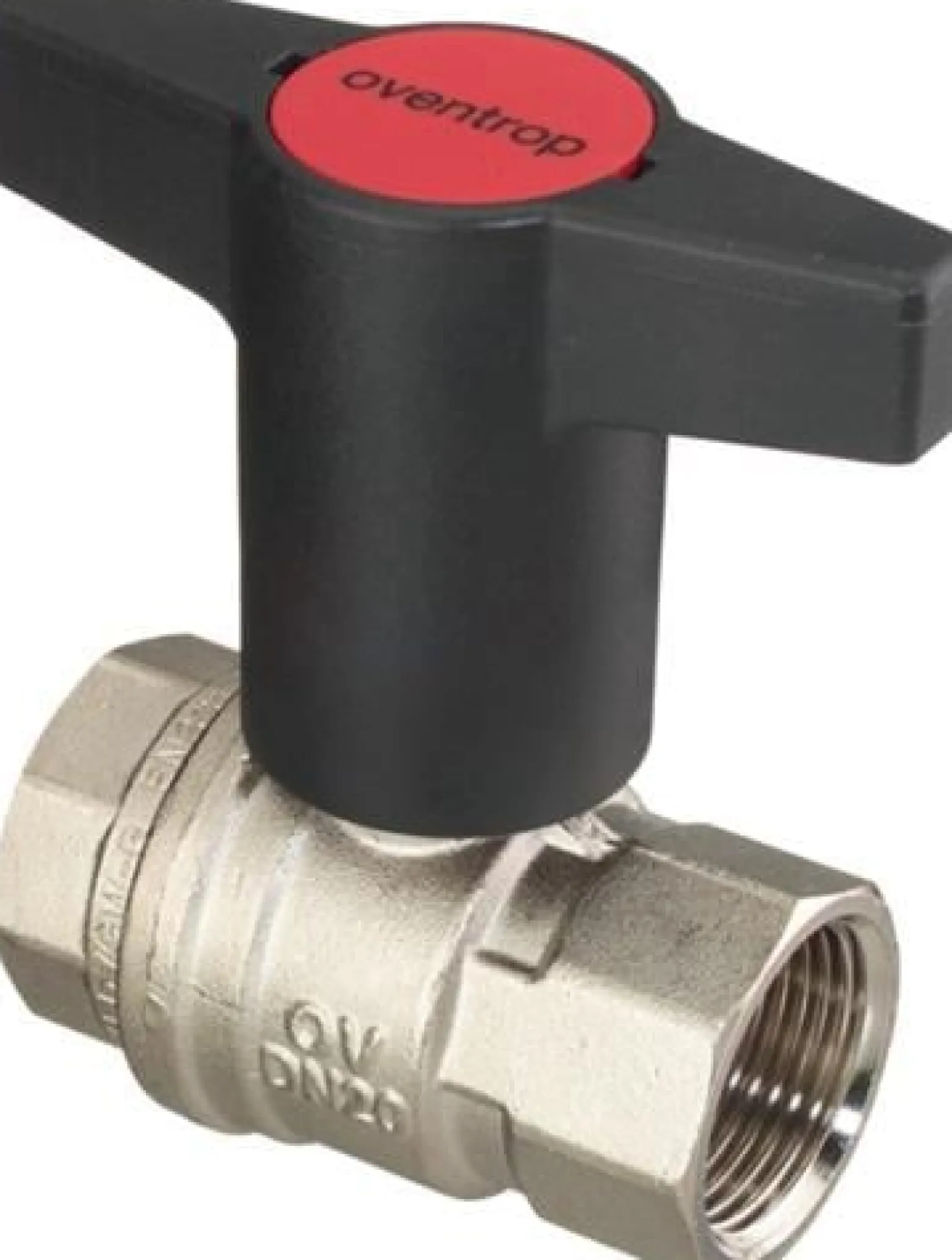 OV Knebelgriff-Kugelhahn Optibal PN 16, Messing DN 25, 1Z IG