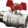 OV Kugelhahn Optibal m Flügelgriff PN 16 DN 15 G 1/2Z IG/AG