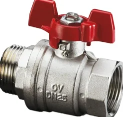 OV Kugelhahn Optibal m Flügelgriff PN 16 DN 15 G 1/2Z IG/AG