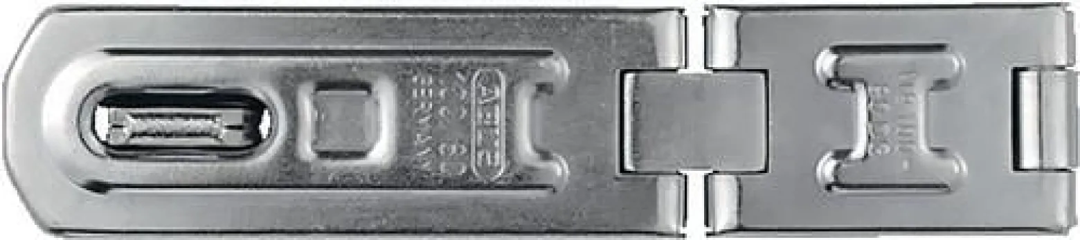 Panzerüberfalle 100/80 DG L.125mm B.27mm STA verz.m.Ösenplatte ABUS