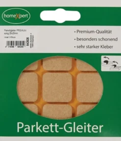 Parkettgleiter Premium 25 x 25mm Filz natur eck.selbstkl. - 542525