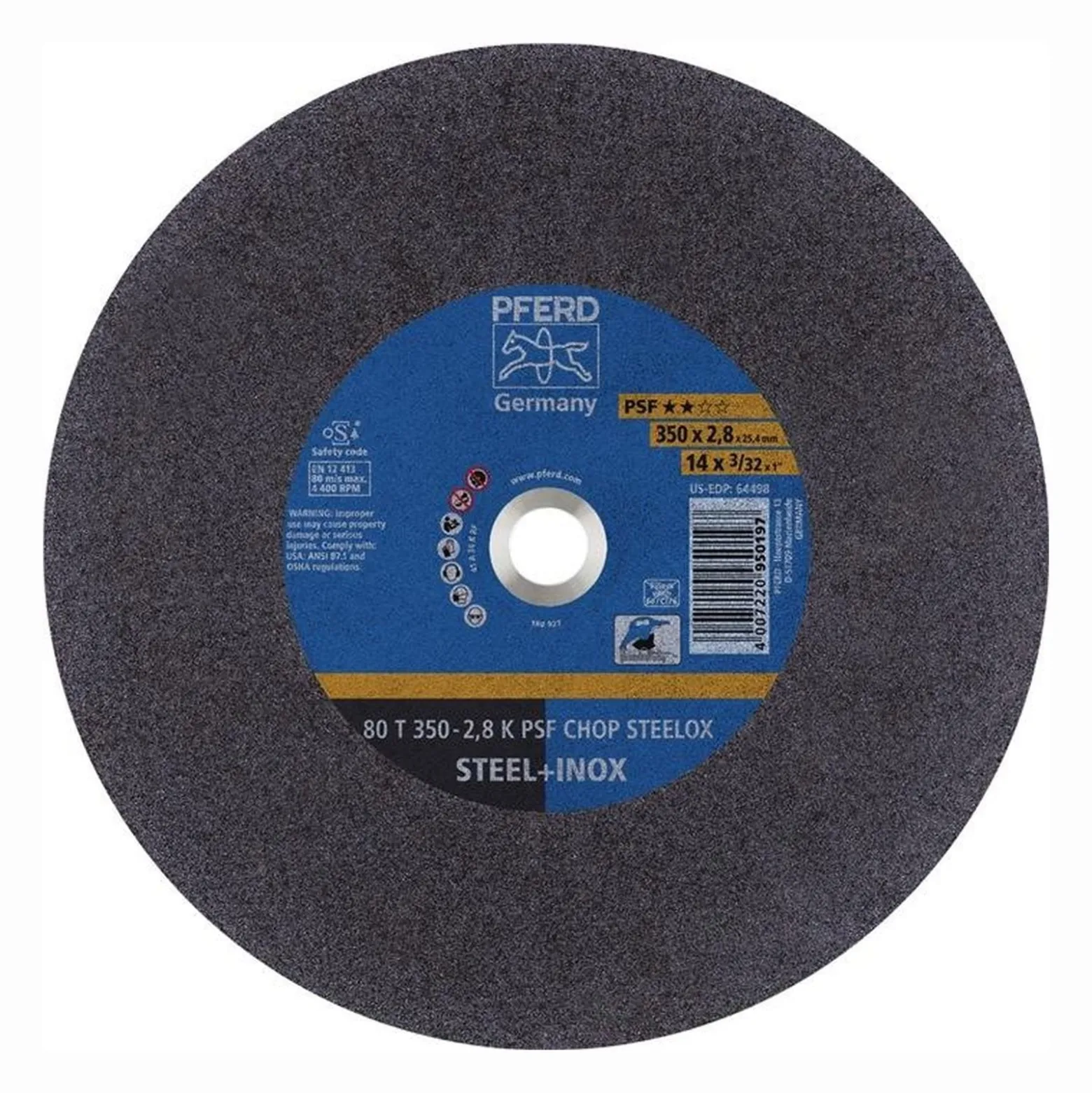 PFERD Trennscheibe PSF CHOP STEELOX Ø 350 x 2,8 mm gerade - 66323575