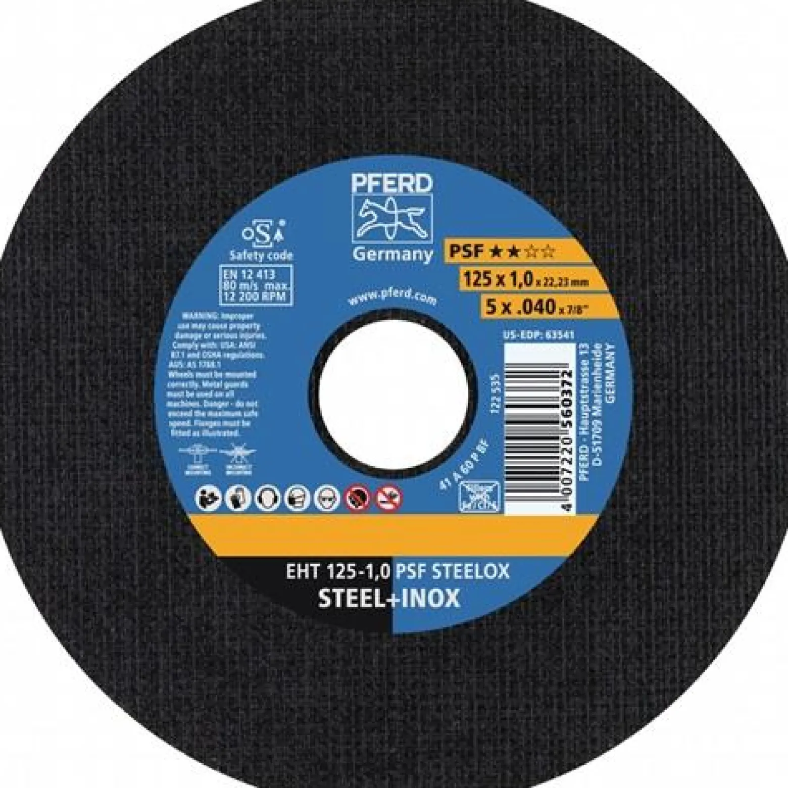 PFERD Trennscheibe PSF STEELOX Ø 230 x 1,9 mm gerade - 61728131