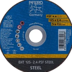 PFERD Trennscheibe PSF STEEL Ø 125 x 2,4 mm gerade - 61719026