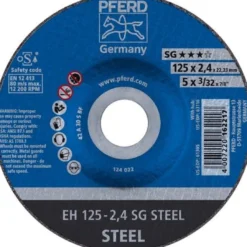 PFERD Trennscheibe SG STEEL Ø 125 x 2,4 mm gekröpft - 61320222