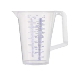 PRESSOL Messbecher 1l blau bedruckte Skala PP - 7082