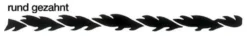 PUK 144x Laubsägeblatt Tornado Länge 13 cm Nr. 3 (MITTEL) - E524013