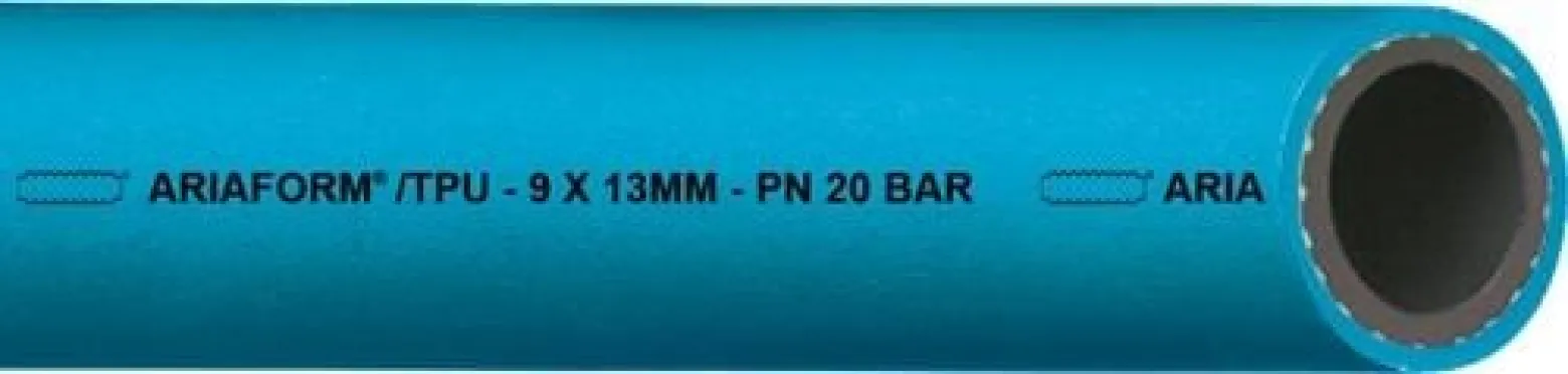 PU-Pressluftschlauch ARIAFORM®/TPU ID 6mm AD 10,0mm L.50m Blau TEGUMA