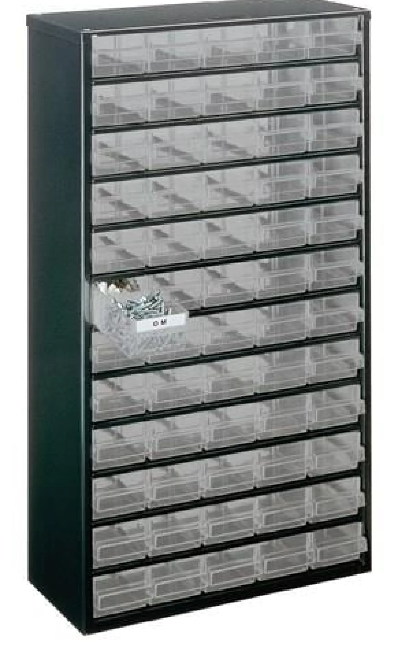 raaco Kleinteilemagazin B 306 x T 150 x H 552 mm Stahlblech mit Gummifüßen - 137386