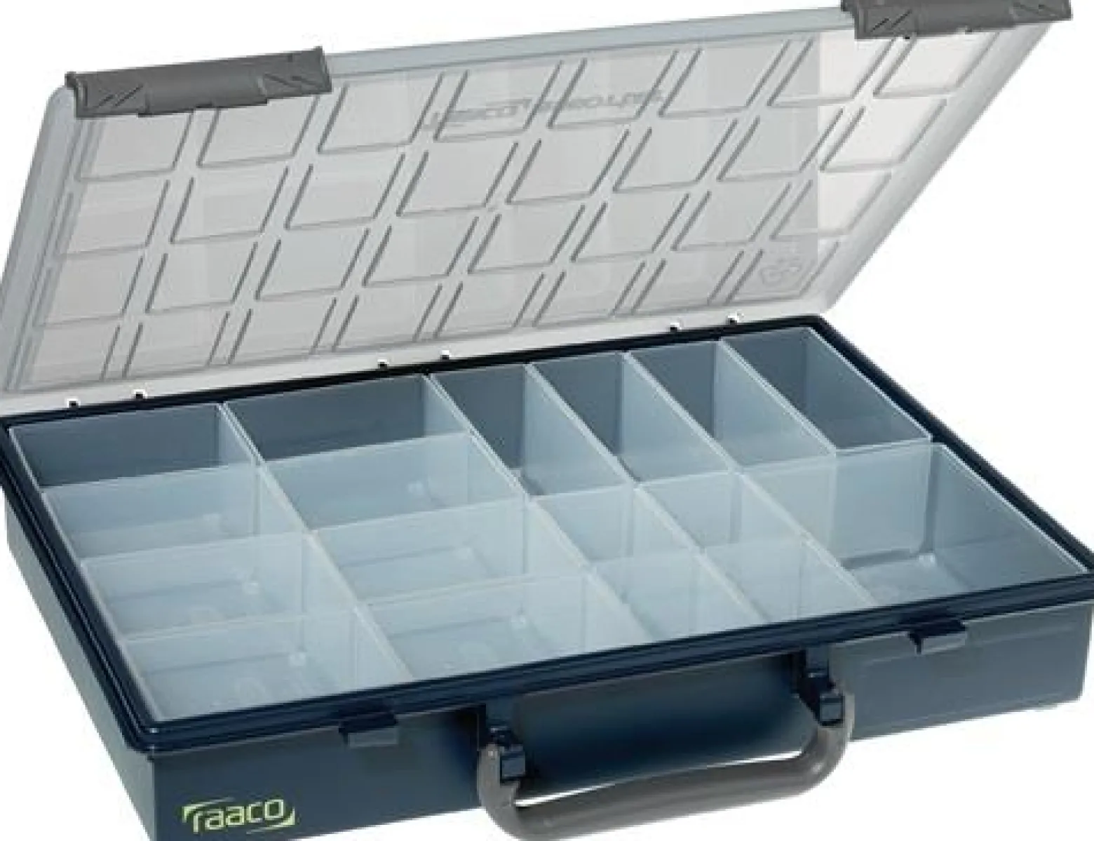 raaco Sortimentskasten B 338 x T 261 x H 57 mm 17 Fächer - 136228